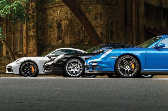 Porsche 911 Turbo: driving the legends